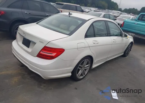 2012 Mercedes-Benz C 250 Sport from USA, damaged, VIN WDDGF4HB6CA628109